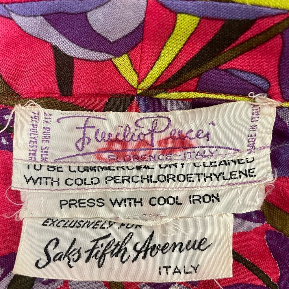 1960’s XS PUCCI Silk Shirt - Picture 3 of 10